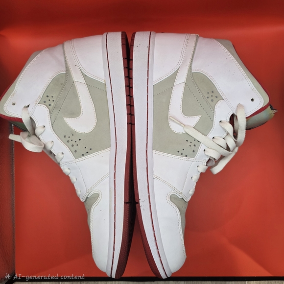 Nike Air Jordan 1 Retro Hare 2009 Bugs Bunny White/Silver size 11.5 374454-011. - Picture 9 of 13